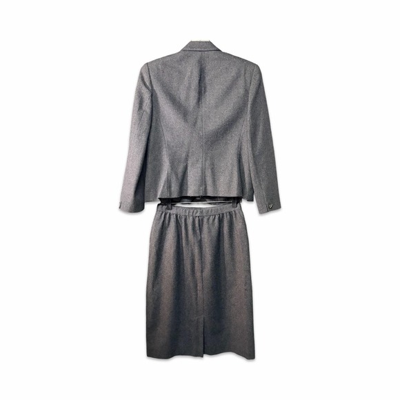 Pendleton Vintage Blazer Skirt Suit Set Womens Size 12 100% Wool USA 80's Retro - Picture 2 of 16
